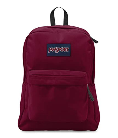JanSport SuperBreak One Backpacks - Durable, Lightweight Bag with 1 Main Compartment, Front Utility Pocket with Built-in Organizer - Premium Backpack, Russet Red - color: Russet Red