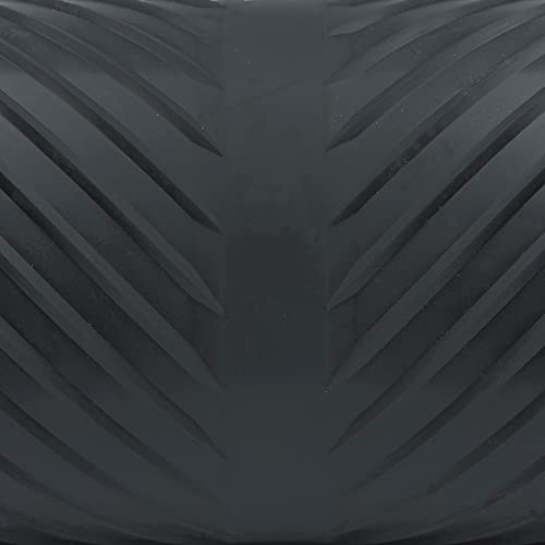 CLIMATEX Indoor/Outdoor Rubber Runner Mat, Door Mat For Floor Protection, 27" X 6', Black (9A-110-27C-6)