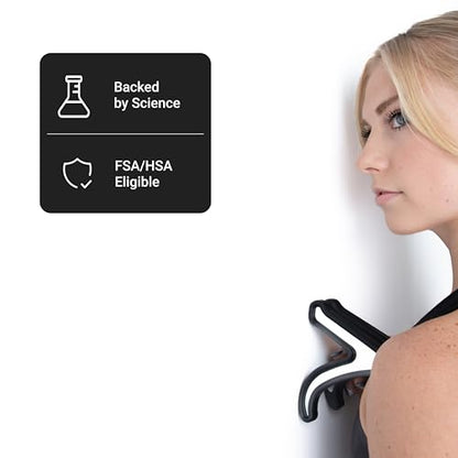 Aletha Health The Range | Deep Tissue Muscle Release Tool for Neck & Shoulders | Upper Body Massager | Headache, Neck, Shoulder Pain Relief | Suboccipitals, PEC Minor, Upper Trap | Posture & Mobility - color: White