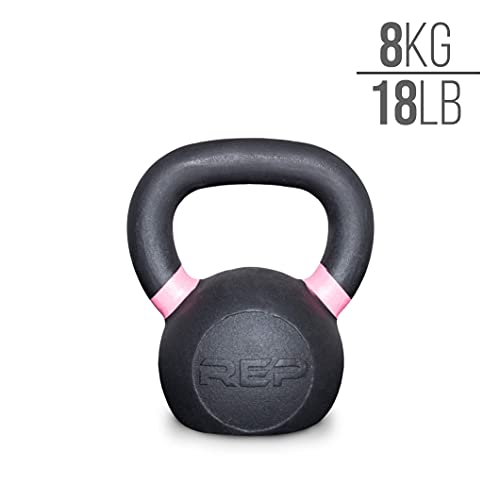 REP Fitness Kettlebell Set and Singles, 4kg to 24kg, 9lb to 53lb Weight Range, Cast Iron, Strength Exercise Training, Home Gym, Power Workout Equipment, Free Weights, Dumbbell Alternative - style: 8-24 kg set