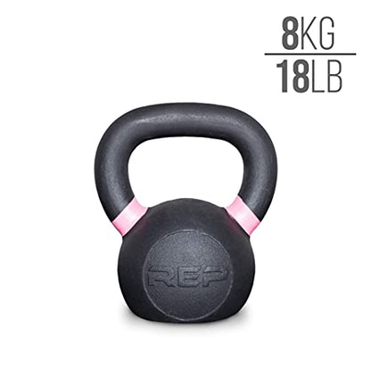 REP Fitness Kettlebell Set and Singles, 4kg to 24kg, 9lb to 53lb Weight Range, Cast Iron, Strength Exercise Training, Home Gym, Power Workout Equipment, Free Weights, Dumbbell Alternative - style: 8-24 kg set