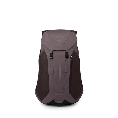 Osprey Hikelite LT 30L Hiking Backpack - Lightweight Travel Daypack with Rain Cover for Men and Women, Graphite Purple - color: Graphite Purple, style: 30l