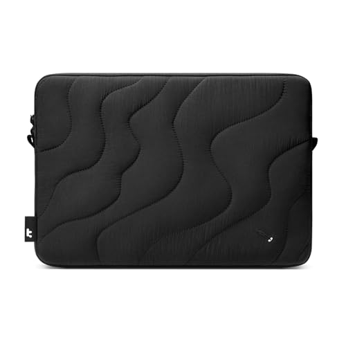 tomtoc 360 Protective Puffy Laptop Sleeve for 15-inch MacBook Air M5/A3448 (2026), M4/A3241 2025, M3/A3114, M2/A2941, 15" Surface Laptop 7th(Copilot+ PC)/6/5/4/3, Quilted Puffer Soft Computer Case Bag - color: Lavascape, size: 15-inch for MacBook Air