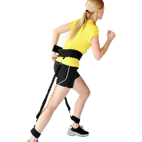 ORFOFE Professional Resistance Bands Ankle Straps Set Reusable Fitness Tube Bands for Leg Strength Training and Vertical Jump Exercise for Home Workout