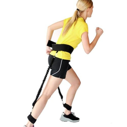 ORFOFE Professional Resistance Bands Ankle Straps Set Reusable Fitness Tube Bands for Leg Strength Training and Vertical Jump Exercise for Home Workout