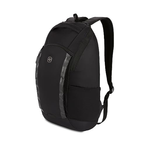 SwissGear 8117 Laptop Backpack, Black, 17.75 In (Fits Laptops up to 15") - color: Black, style: Viibe I
