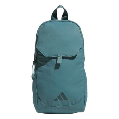 adidas Essentials 3 Crossbody – Sling Bag with Phone Pocket - color: Preloved Teal Green/Aurora Green Ivy