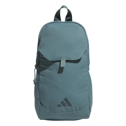 adidas Essentials 3 Crossbody – Sling Bag with Phone Pocket - color: Preloved Teal Green/Aurora Green Ivy