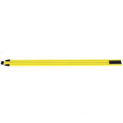 RiToEasysports Swing Trainer Epoxy Fiberglass Direction Indicator Stick 48.23in Foldable Practice Stick for Putting Swing Alignment Training for Beginners and Coaches
