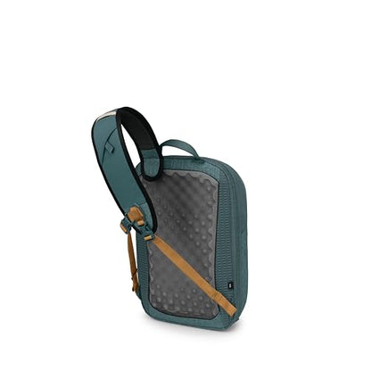 Osprey Nebula Shoulder Sling Bag - Crossbody Backpack with Laptop Sleeve and Bottle Pocket, Torrent Blue Heather - color: Torrent Blue Heather