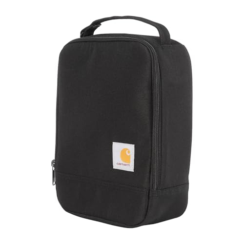 Carhartt Insulated Lunch Cooler For Men and Women, Fully Insulated Lunch Pale for Everyday Use, Black - color: Black