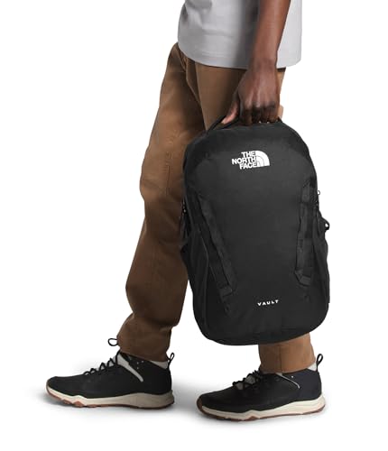 The North Face Vault Everyday Laptop Backpack - Commuter Travel Bag, Water-Repellent Finish, Spacious Compartment, TNF Black-NPF, One Size - color: Tnf Black-npf