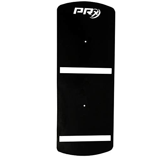 PRx Performance Exercise Medicine Ball Target, USA Made Wall Ball Target, Powder Coated Black, American Made Steel, Wall Protection with Cutouts for Height Markers