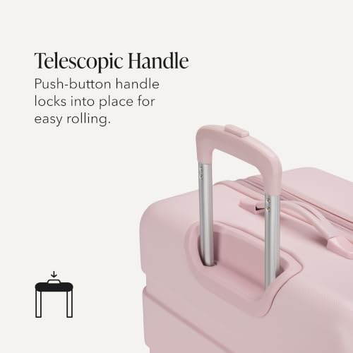 SWISSGEAR Signature Hardside Expandable Checked Large Spinner Luggage, ABS Construction, TSA-Friendly Lock, Pink, 27-Inch - color: Pink, size: Checked-Large 27-Inch