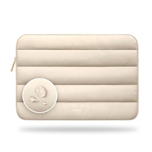 Vandel The Original Puffy Laptop Sleeve Case, 13-14 inch Laptop Sleeve Bag Case 13.3 Inch, Compatible with MacBook Air 13, Pro 14/13 iPad Pro 12.9, HP Dell ASUS, Computer Bag Cover - color: a. Sand, size: 13-14 Inch