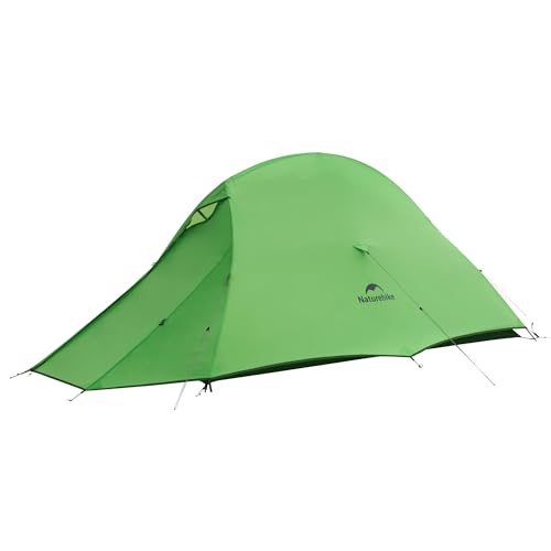 Naturehike Cloud Up 1 Person Tent, Lightweight Backpacking Tents for One Man, Waterproof Ultralight One Person Tent for Camping Hiking Backpacking - color: Green