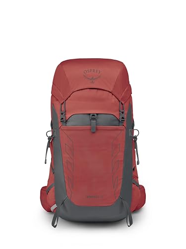 Osprey Tempest 33L Women's Lightweight Hiking Backpack - Daypack for Travel & Camping, Red Pampas/Coal Grey - color: Red Pampas/Coal Grey, size: 33L - Standard Fit