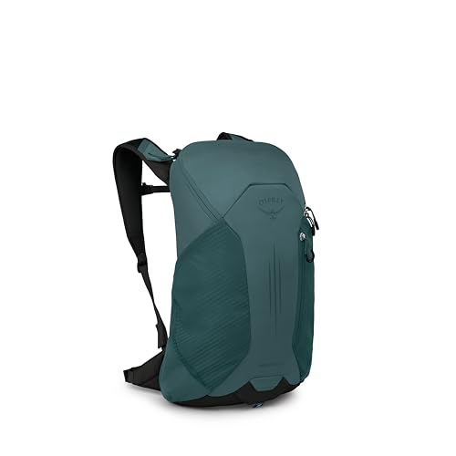 Osprey Hikelite LT 16L Hiking Backpack - Lightweight Travel Daypack with Rain Cover for Men and Women, Cascade Blue - color: Cascade Blue, style: 16l