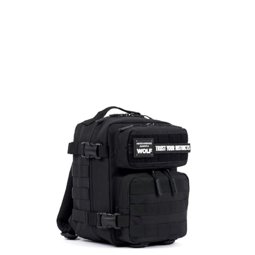 WOLFpak 9L Mini Meal Prep Management Backpack (Alpha Black) Lunch Box, Cooler, Travel, Insulated Bag, Daypack - color: Alpha Black