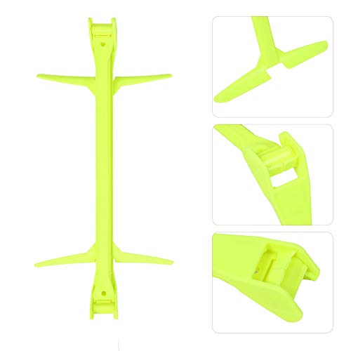 RiToEasysports Soccer Training Hurdles, Portable Adjustable Agility Hurdles Lightweight 2 Pack Yellow Cones for Athletes, Coaches, Home Workouts, Field Training Drills