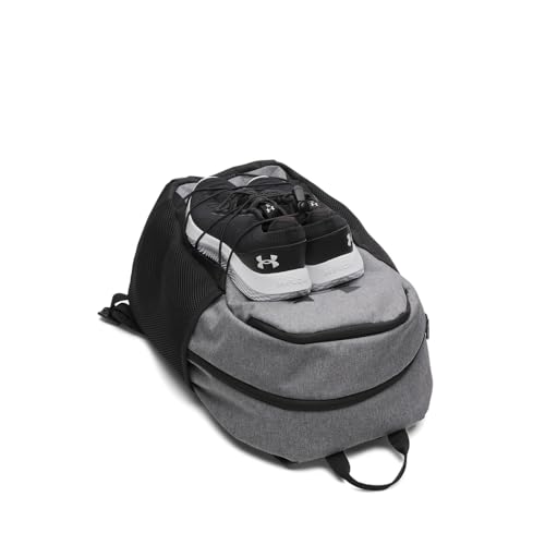 Under Armour Unisex Hustle Sport 6.0 Backpack, (025) Castlerock/Black/Black, One Size Fits Most - color: (025) Castlerock / Black / Black, size: One Size Fits Most