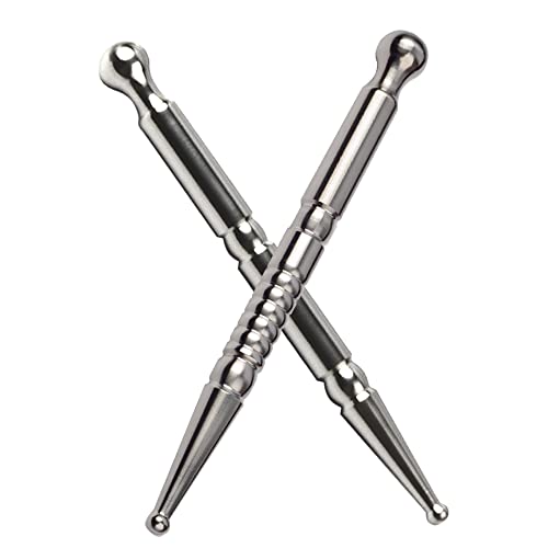 FeelFree Sport Deep Tissue Massage Tool-Stainless Steel Acupuncture Pen-Trigger Point Massage Relief Pain Therapy Tools Full Body Relaxing Trigger Self-Massage Acupressure Bar (B) - style: B