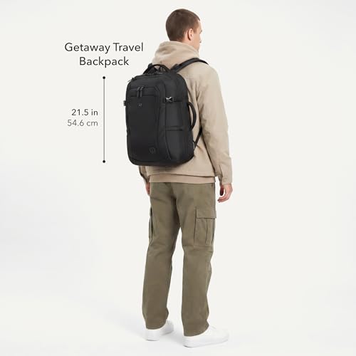 SwissGear Hybrid 45L Travel Backpack, Fits 17 inch Laptop, Men's and Women's, Black - color: Black, size: 45L