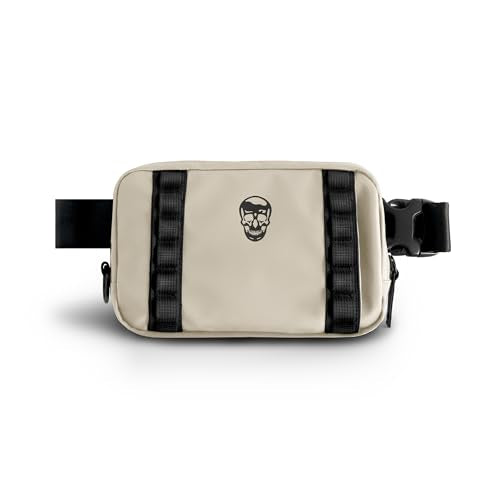 Gymreapers Travel Small Crossbody Bags for Men & Women with Hidden Pocket - Waterproof Crosssbody Fanny Pack for Men with Adjustable Shoulder Sling Belt for Traveling, Running & Hiking (Desert Sand) - color: Desert Sand