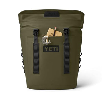 YETI Hopper M Series Backpack Soft Sided Coolers with MagShield Access - color: Olive, size: M12
