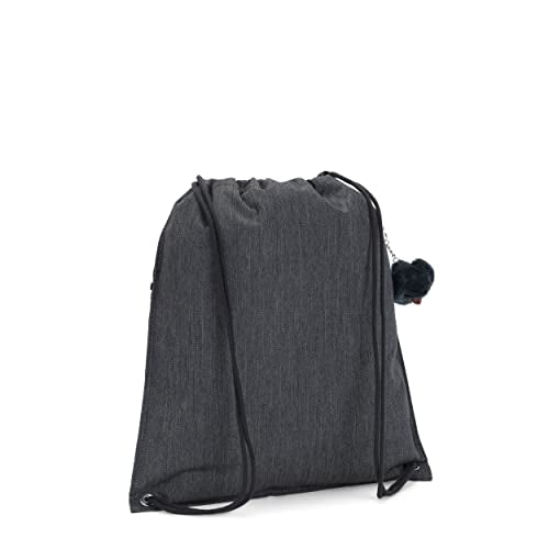 Kipling Women's Supertaboo Drawstring Bag, Strong, Colorful, Convenient, Polyamide Schoolbag - color: Marine Navy, size: 15.5''L x 17.75''H x 0''D