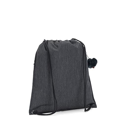 Kipling Women's Supertaboo Drawstring Bag, Strong, Colorful, Convenient, Polyamide Schoolbag - color: Marine Navy, size: 15.5''L x 17.75''H x 0''D