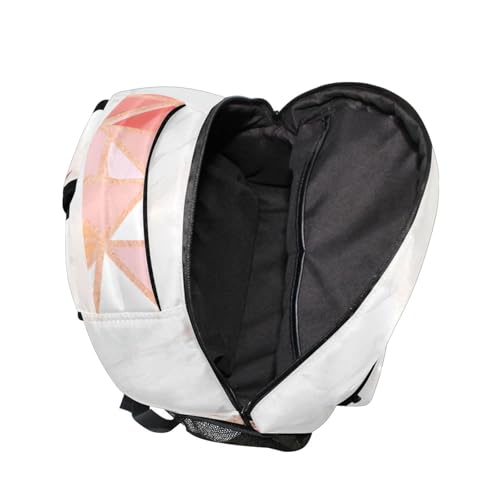 ALAZA Rose Gold Pineapple Pink Marble Backpack Purse for Teen Girls Women Kids Bookbags Laptop School Bag with Multiple Pockets - color: Pineapple