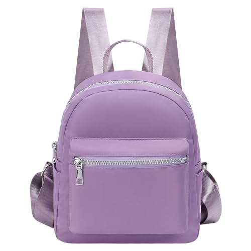 Etercycle Mini Backpack Purse for women, Small Backpack Purse, Shoulder Bag for Travel (Purple) - color: Purple