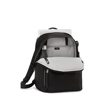TUMI - Voyageur Halsey Backpack - Travel Backpack - For Business, Fashion, Commute - Holds Up to 14" Screens - Black & Gunmetal - color: Black & Gunmetal Hardware