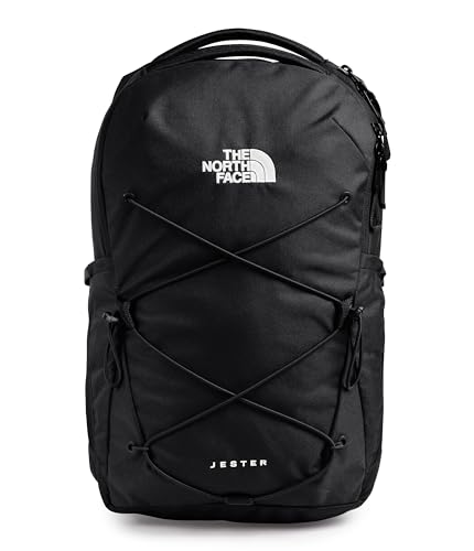 The North Face Women's Jester Everyday Laptop Backpack - Commuter Travel Bag, Laptop Sleeve, Water-Repellent, TNF Black-NPF, One Size - color: Tnf Black-npf