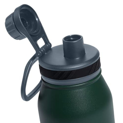 adidas Metal Water Bottle 1L - color: Green Oxide/Onix Grey/Silver Metallic