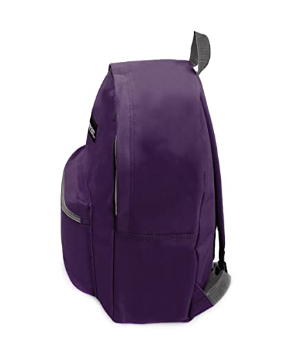 Everest 1045K Basic Backpack, 15", Eggplant Purple - color: Eggplant Purple