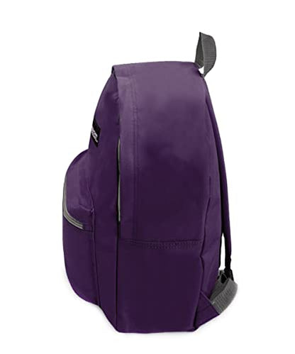 Everest 1045K Basic Backpack, 15", Eggplant Purple - color: Eggplant Purple