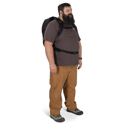 Osprey Farpoint 40L Men's Travel Backpack - Carry On Bag with Laptop Sleeve and Toiletry Pocket, Black, Extended Fit - color: Black, style: 40l - Extended Fit
