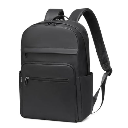 16 Inch Laptop Backpack for Men, Business Work Backpack for Everyday Commute, Waterproof Travel Office Computer Bag, Black - color: Black