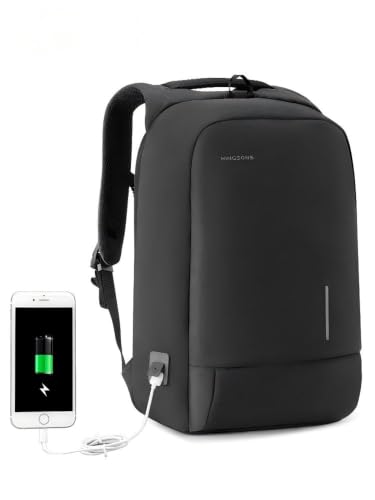 VGOAL Laptop Backpack 15.6 inch with TSA Lock and USB Charging Flight Approved Carry on Business Backpack Anti Theft Traveling Bag for Men and Women - color: Fg6303-15