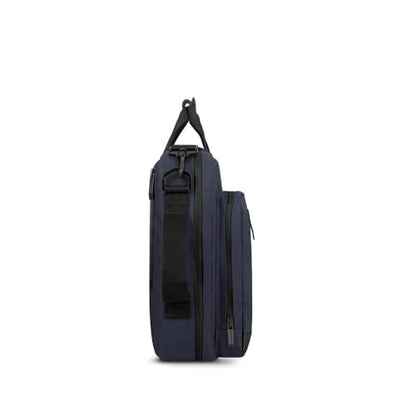 Solo New York Hybrid Briefcase Backpack - Laptop Carrying Bag for Women & Men, Fits 15.6" Computer, Adjustable - Duane, Black - color: Navy