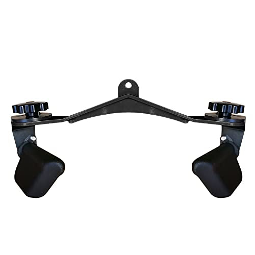 Adjustable Lat Pull down Bar, Cable Machine Attachments for Gym, Home Gym Fitness T-bar Row Pulldown Attachments, Lat Pull Down Machine Wide Grip Neutral Grip Handle - color: SP-B02