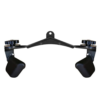 Adjustable Lat Pull down Bar, Cable Machine Attachments for Gym, Home Gym Fitness T-bar Row Pulldown Attachments, Lat Pull Down Machine Wide Grip Neutral Grip Handle - color: SP-B02