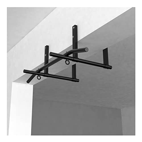 Wall Mounted Pull Up Bar, Steel Heavy Duty Exercise Bar with Grommets, Sandbag Swing Resistance Band Hanging Horizontal Bar, Load 661Lbs