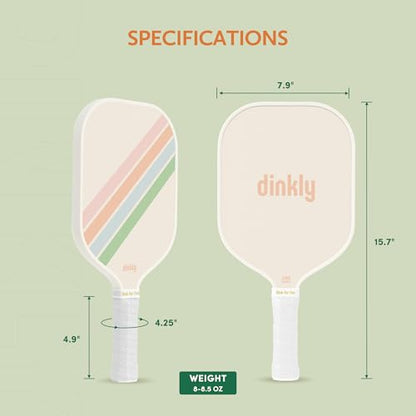 Pickleball Paddles Set of 2/4- USAPA Approved Graphite/Fiberglass Pickleball Racket, 2 Pickleball Rackets, 4 Balls and 1 Portable Carry Bag, Aesthetic Pickle Ball Set for Men Women Beginners - color: 2 Macaron Twill | Warm Orange | Graphite