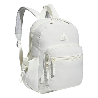 adidas Weekender Backpack – Small Lightweight Everyday Bag, 19L, Off White/1, OSFA - color: Off White/1