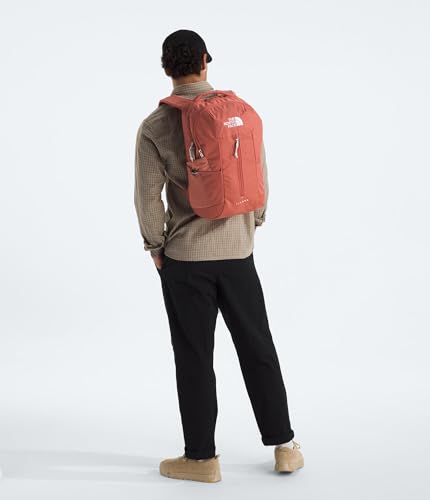 The North Face Lichen Daypack - Everyday Commuter Backpack, Laptop Sleeve, Water Bottle Pockets, Center Front Pouch, Mars Dust Dark Heather/Mars Dust, One Size - color: Mars Dust Dark Heather/Mars Dust