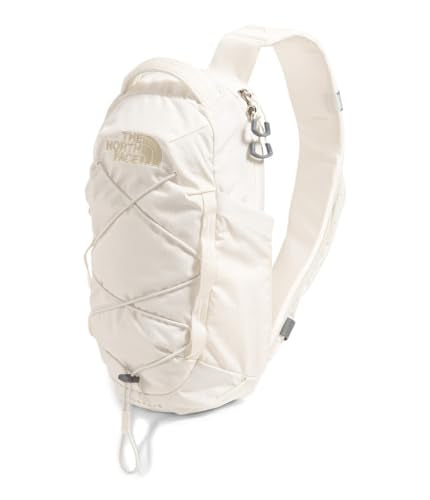 THE NORTH FACE Borealis SIing Bag | Crossbody Adjustable Strap, Water Repellent Finish, Multiple Compartments, Tablet Sleeve - color: White Dune/Gravel
