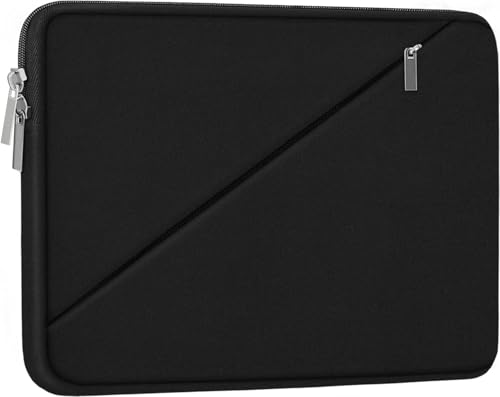 Laptop Case 13 inch, Traveling Carrying Computer Bag with Zippered Pocket, Shockproof Protective Laptop Sleeve Compatible for 13 inch New MacBook Air M2, 13 inch MacBook Pro M2 M1, Black - color: Black, size: 13 inch